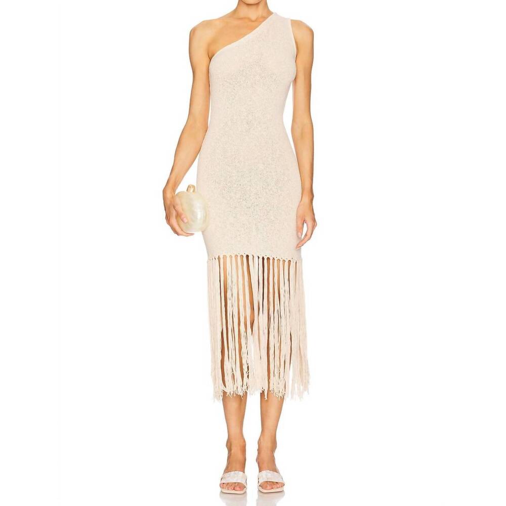 NEW RAILS antonia midi dress in natural